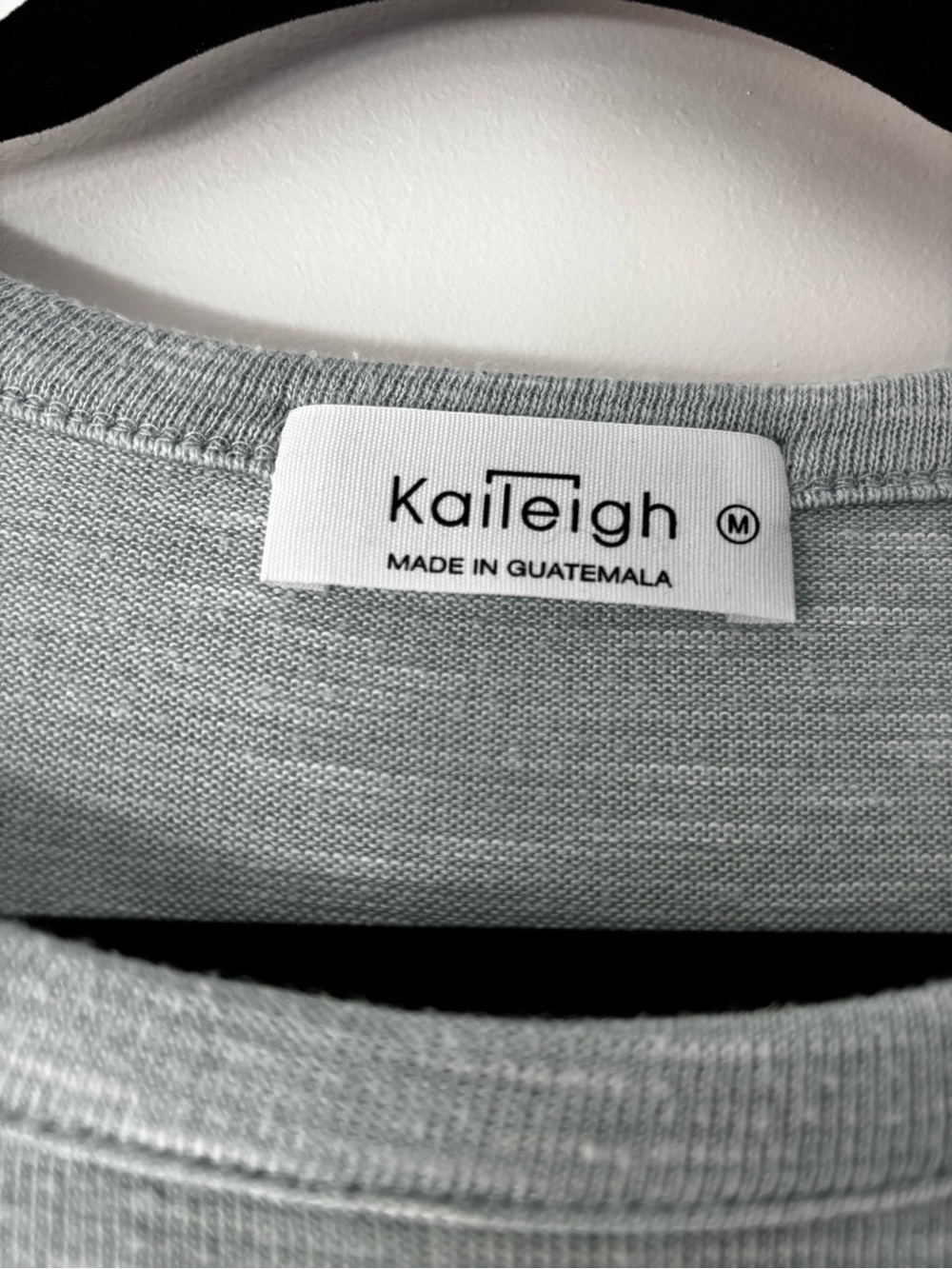 Kaileigh Mercy Light Sage Button-Shoulder Knit Short Sleeve Top - Picture 6 of 9